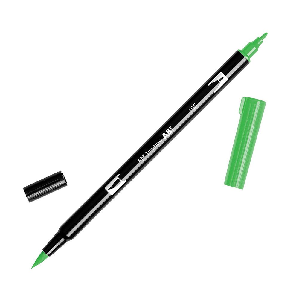 Tombow Dual-Tip Brush Marker Pen – Light Green